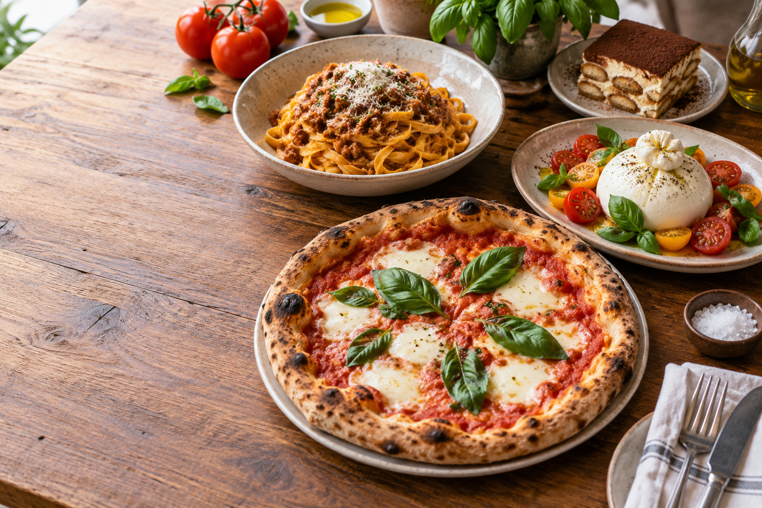 AI-generated serving illustration for Trattoria Luna
