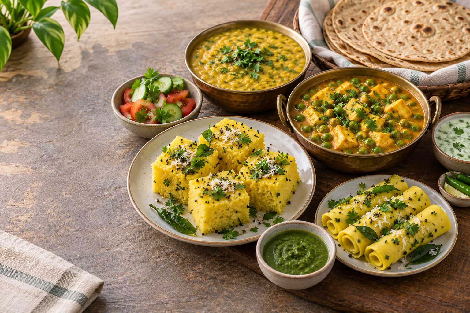 AI-generated serving illustration for Shuddh Jain Kitchen