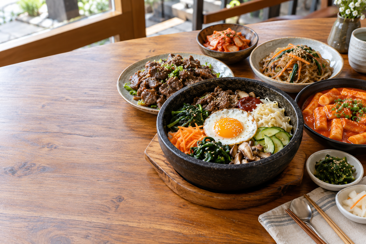 AI-generated serving illustration for Seoul Table