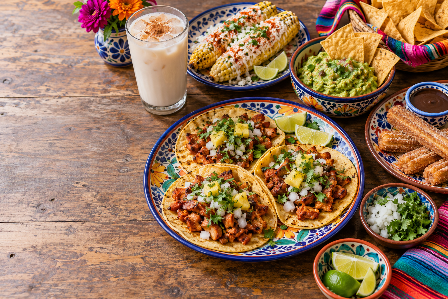 AI-generated serving illustration for Casa del Maiz
