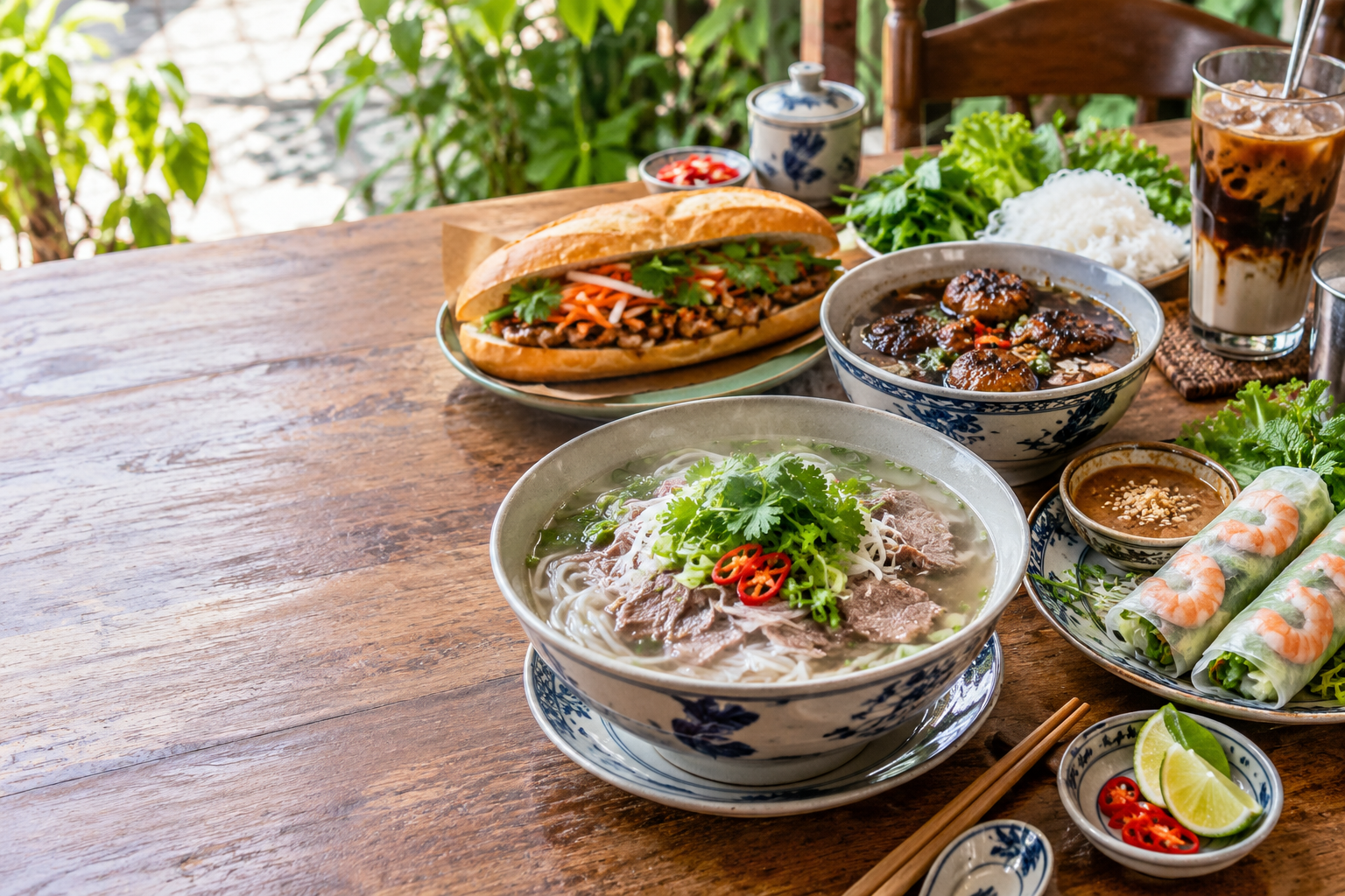 AI-generated serving illustration for Lotus Saigon Kitchen