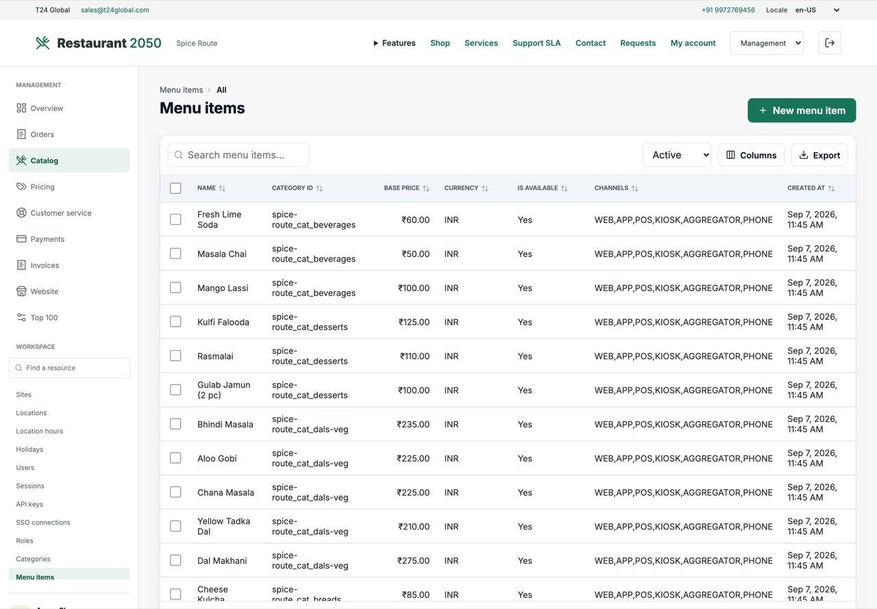 Catalog manager