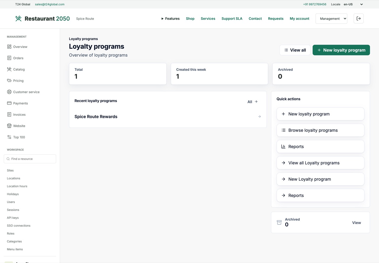 Loyalty management