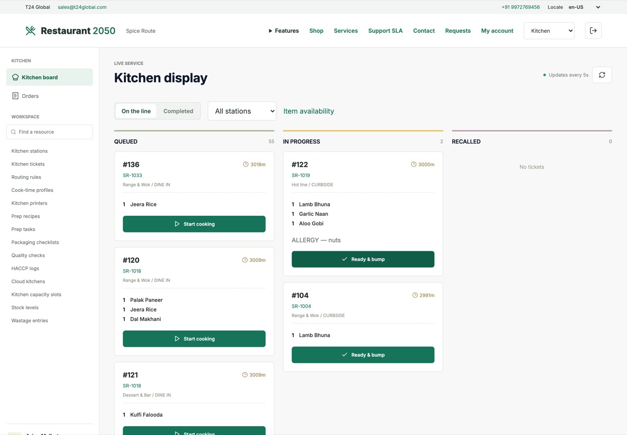 Kitchen display system