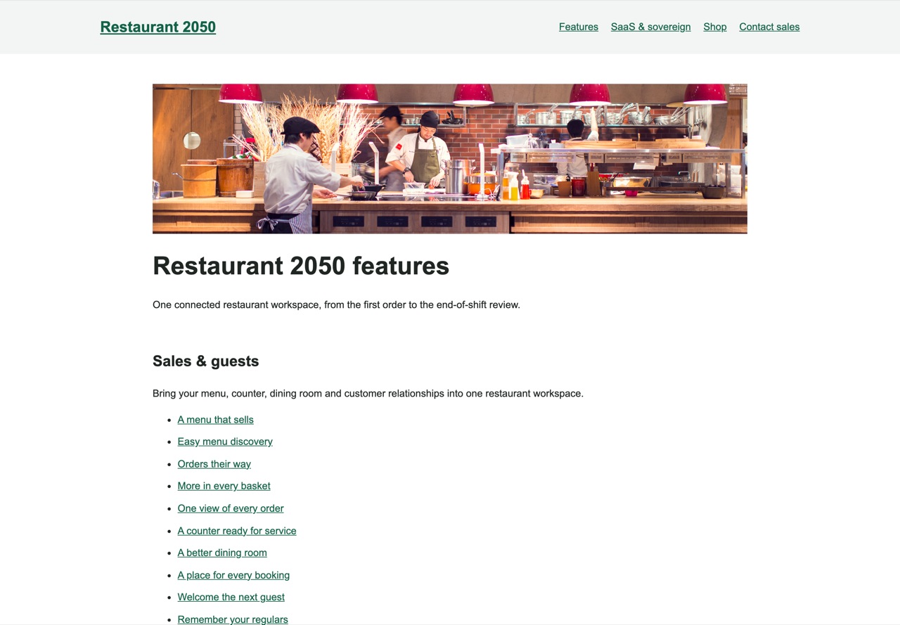 Solutions page